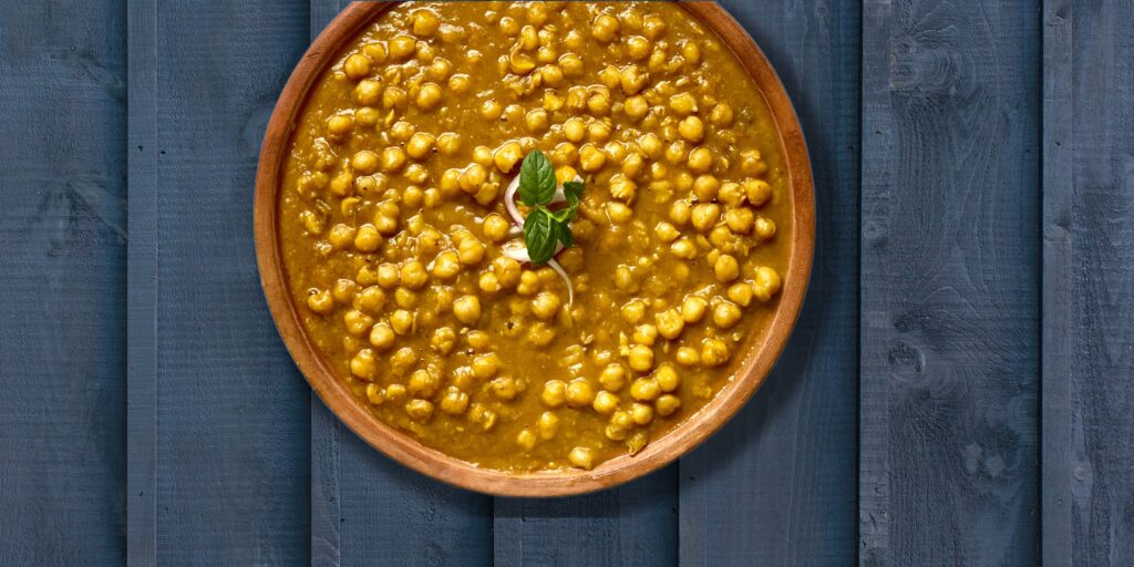 quick Indian breakfast recipes: Chana masala