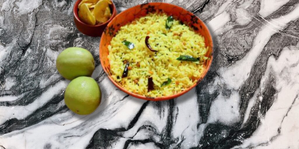 Quick Indian Breakfast Recipes: Lemon rice